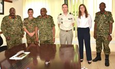 Col. Chollet said his visit was aimed at setting the ground for the upcoming visit of the French Defence Director for security and defence cooperation to Uganda.
