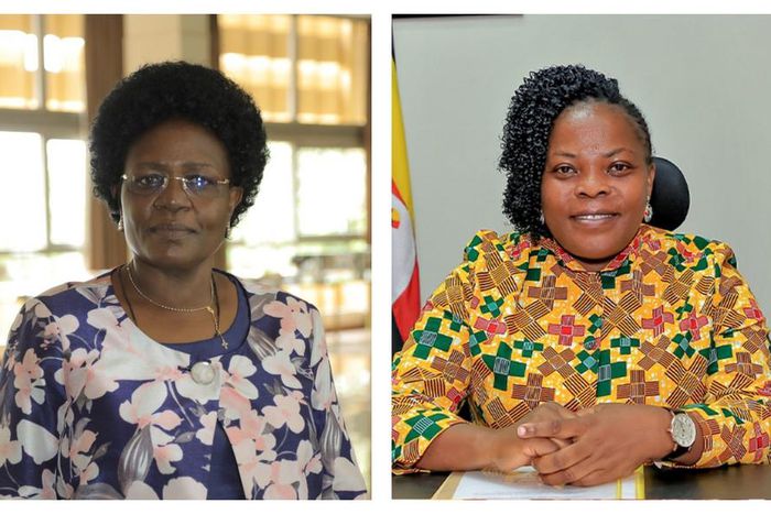 The Ministry of Karamoja under the Office of the Prime Minister (OPM) is run by Hon Mary Goretti Kitutu (L) and Agnes Nandutu (R), both from Eastern Uganda