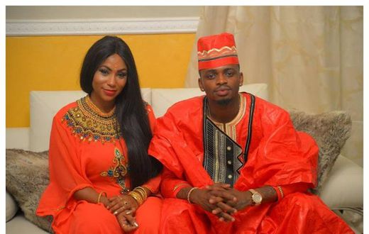 File image of Esma Platnumz with Diamond Platnumz