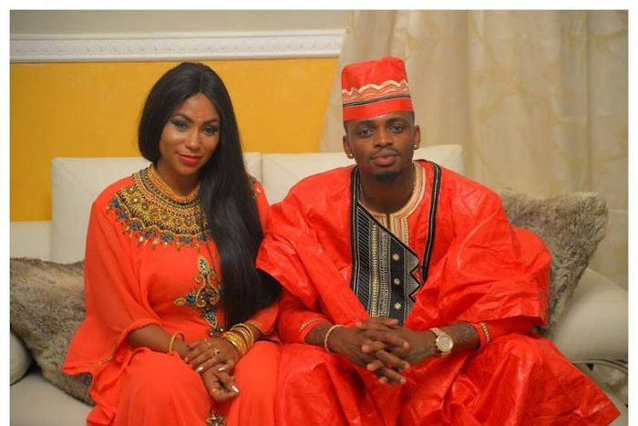 File image of Esma Platnumz with Diamond Platnumz