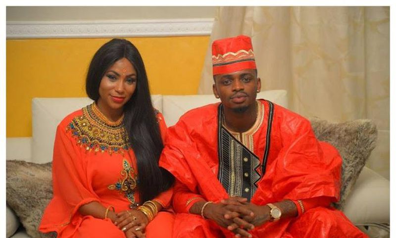 File image of Esma Platnumz with Diamond Platnumz