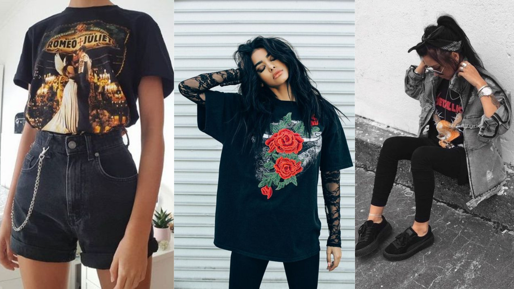 Grunge fashion aesthetic