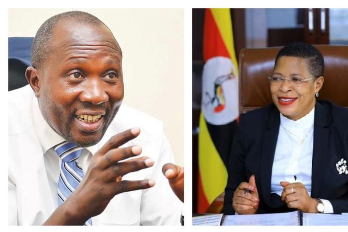 Nandala Mafabi and Speaker Anita Among