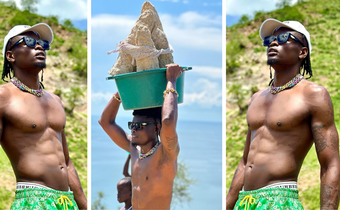 Pallaso takes pride in visit to Murchison Falls, makes risky gesture/Instagram