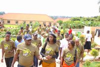 Judith Heard (middle in the front row) is implementing the campaign through the Judith Heard Foundation