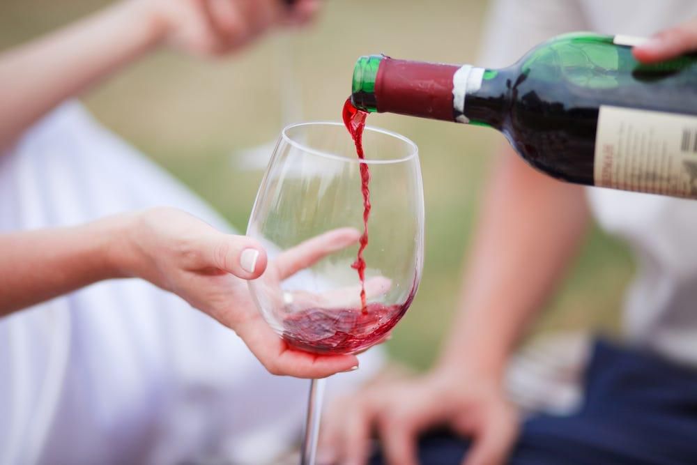 Red wine can be consumed in moderation on the Mediterranean diet.Nikuwka/Shutterstock