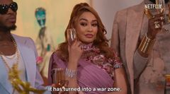 Zari being a meme for 30 seconds in the new season of Young Famous and African