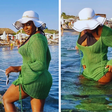 Throw away your beach sarong wrap for Iryn Namubiru's crochet beach cover-up/Instagram