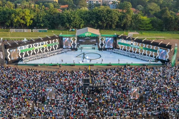 Watoto 40 concert had the biggest stage ever built in Uganda