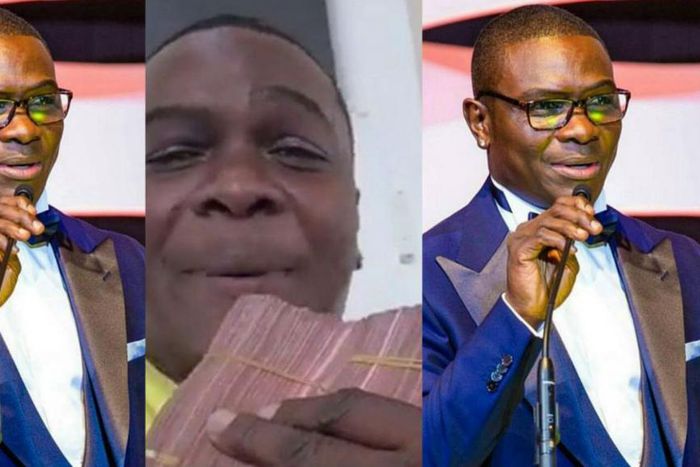 Jack Pemba. Middle is a screengrab from the video.