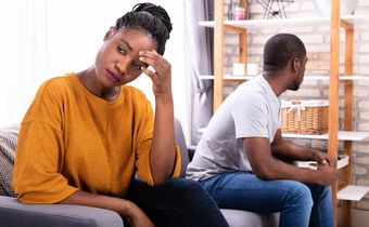An unhappy couple