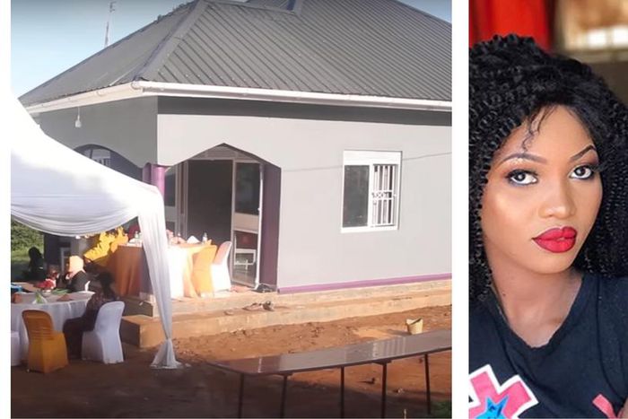 Evelyn Lagu who recently unveiled her brand new house, had defended Spice Diana