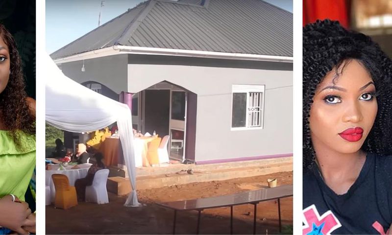 Evelyn Lagu who recently unveiled her brand new house, had defended Spice Diana