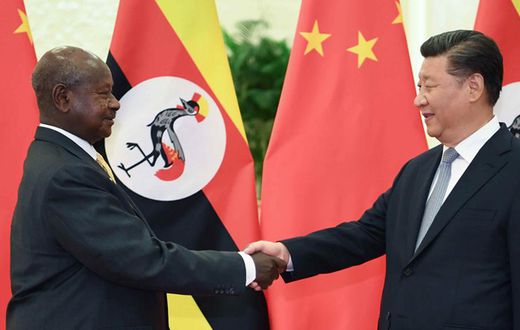 Uganda and China's presidents