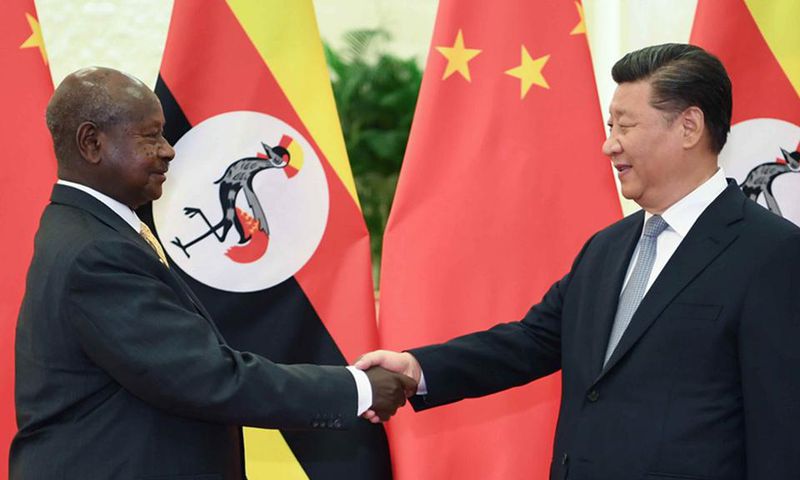 Uganda and China's presidents