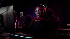 Young man in front of gaming console/Courtesy/Ameyaw Debrah Media