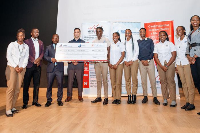 Kabojja International School raised Shs5 million that will be committed to the treatment of children with heart defects under the Healthy Heart Foundation.