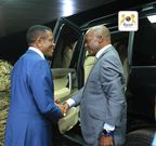 Kabaka with Katikkiro Charles Peter Mayiga