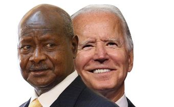 President of Uganda; Yoweri Museveni and the president of the US, Joe Biden