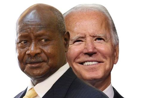 President of Uganda; Yoweri Museveni and the president of the US, Joe Biden