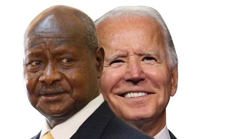 President of Uganda; Yoweri Museveni and the president of the US, Joe Biden