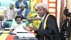 Tayebwa during plenary