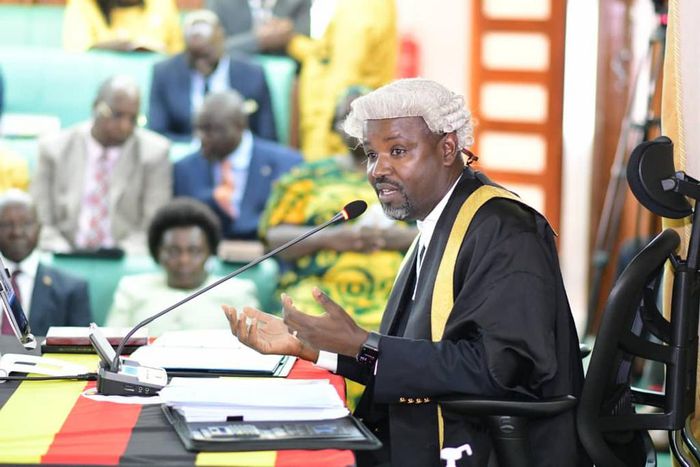 Tayebwa during plenary