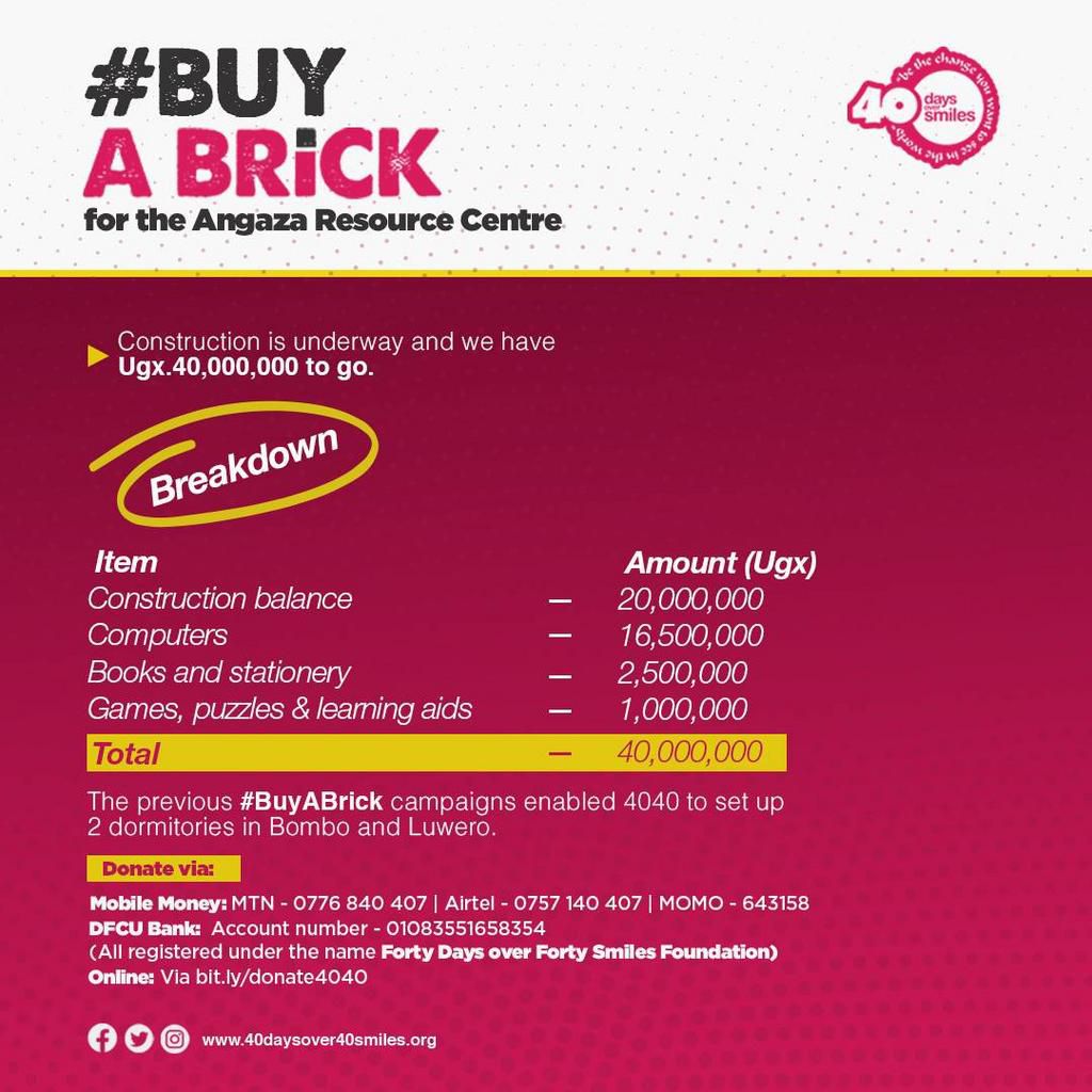 #BuyAbrick for Angaza Resource Centre