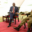 President William Ruto with Ugandan President Yoweri Museveni