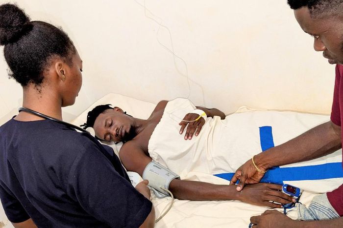 McSan was hospitalised over suspected poisoning