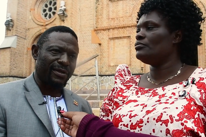 Fred Nyanzi and wife Majorine Katumba