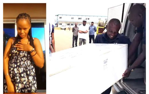 Gloria's body arrived yesterday from Dubai