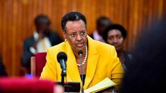 Janet kataha Museveni the Minister Of Education and Sports