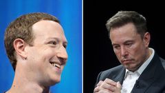 Elon Musk's lawyer sent a cease and desist letter to Mark Zuckerberg over the launch of the rival Twitter app, Threads.Christophe Morin/IP3/Getty Images; Chesnot/Getty Images