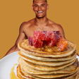 Blood Orange Whole-Wheat pancakes are healthy sweet rewards after morning gym session