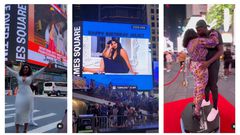 Socialite Juliet Zawedde run multiple ads in Times Square