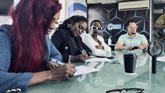 Cindy, Lilian and Jackie together with Aly Allibhai, CEO of Talent Africa Group made the concert announcement on Wednesday