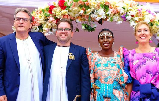 Ponton found the love of his life Hadijja Namazzi in Uganda