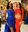 Hannah Karema with one of the contestants