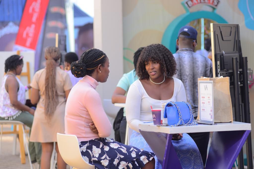 Attendees enjoyed sipping on their Baileys-infused cocktails