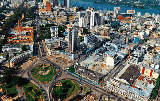 La ville d'Abidjan