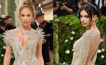 Jennifer Lopez and Emily Ratajkowski were among those who wore naked dresses at the 2024 Met Gala. Sean Zanni/Patrick McMullan via Getty Images/Dia Dipasupil/Getty Images