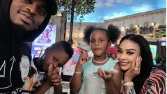 Diamond, Zari and their children
