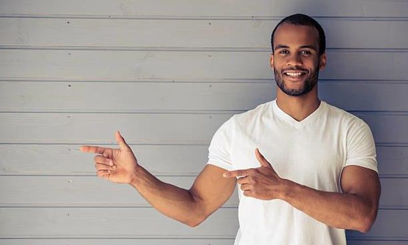 Smiling man