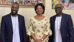 Ganda Boys with the Nabagereka of Buganda, Sylvia Nagginda