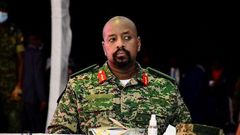 Uganda President Yoweri Museveni's son Lieutenant Colonel Muhoozi Kainerugaba