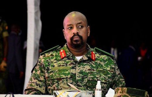 Uganda President Yoweri Museveni's son Lieutenant Colonel Muhoozi Kainerugaba