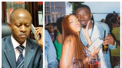 Sheillah Gashumba says she has not spoken to her dad Frank (L) since last year