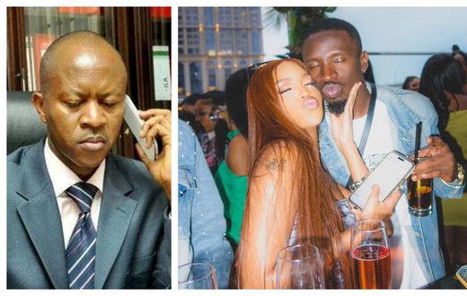 Sheillah Gashumba says she has not spoken to her dad Frank (L) since last year