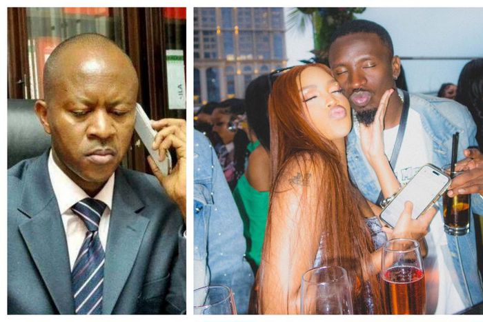 Sheillah Gashumba says she has not spoken to her dad Frank (L) since last year